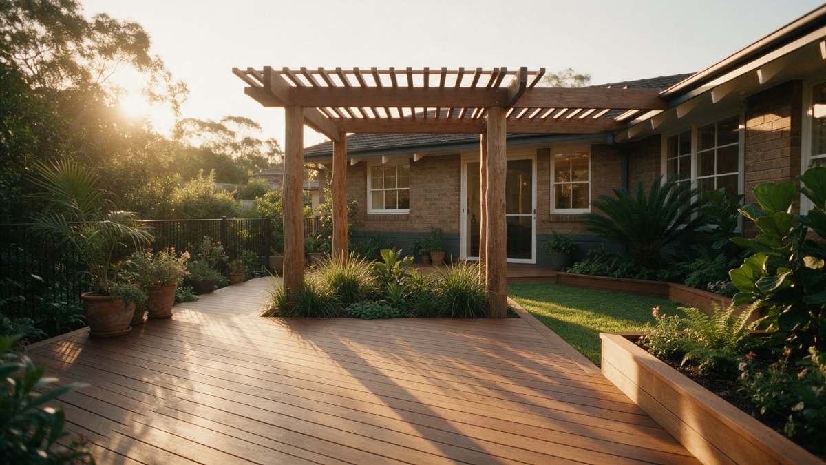 Hero photo, deck, garden & joinery