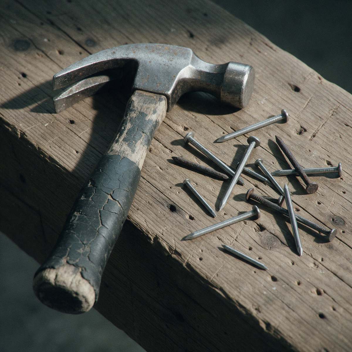 Handyman, repair in progress