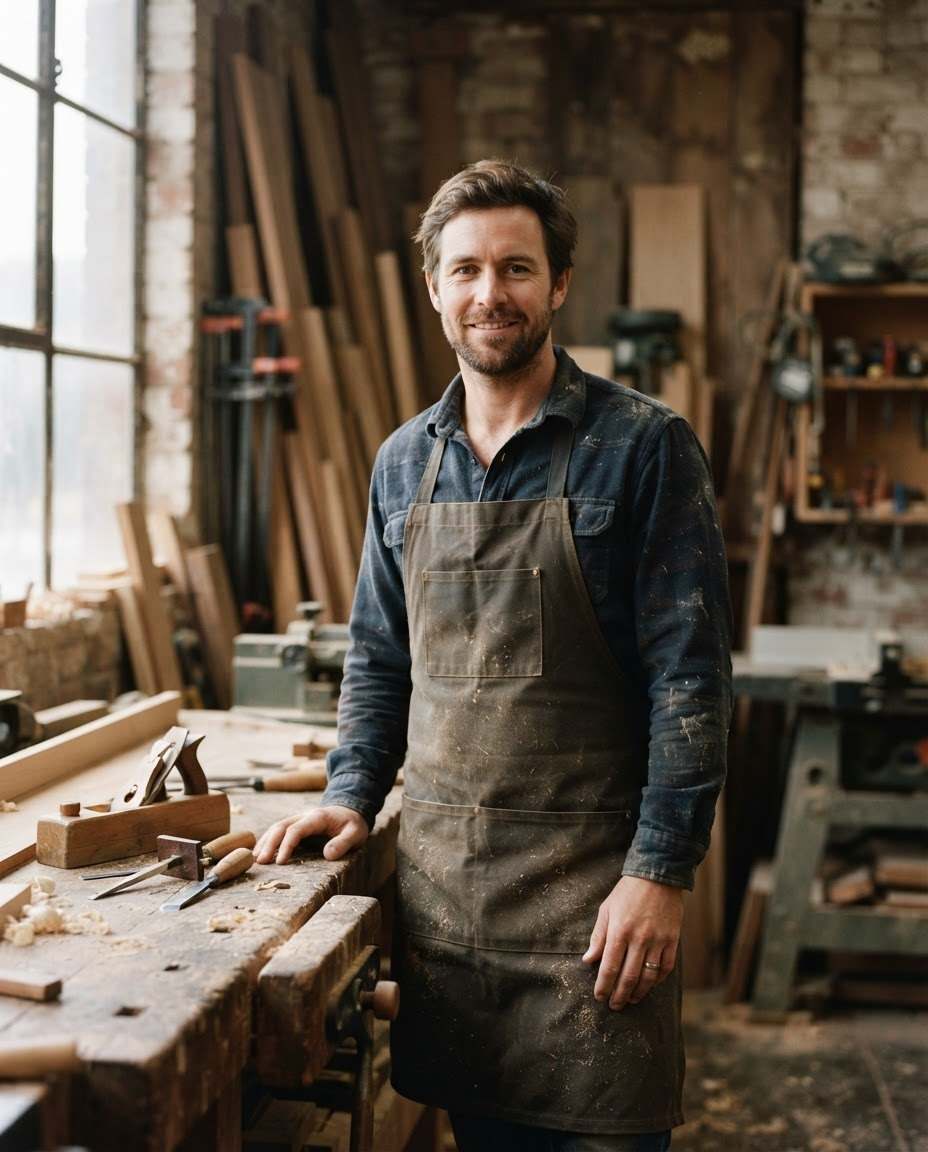 Cabinet maker portrait